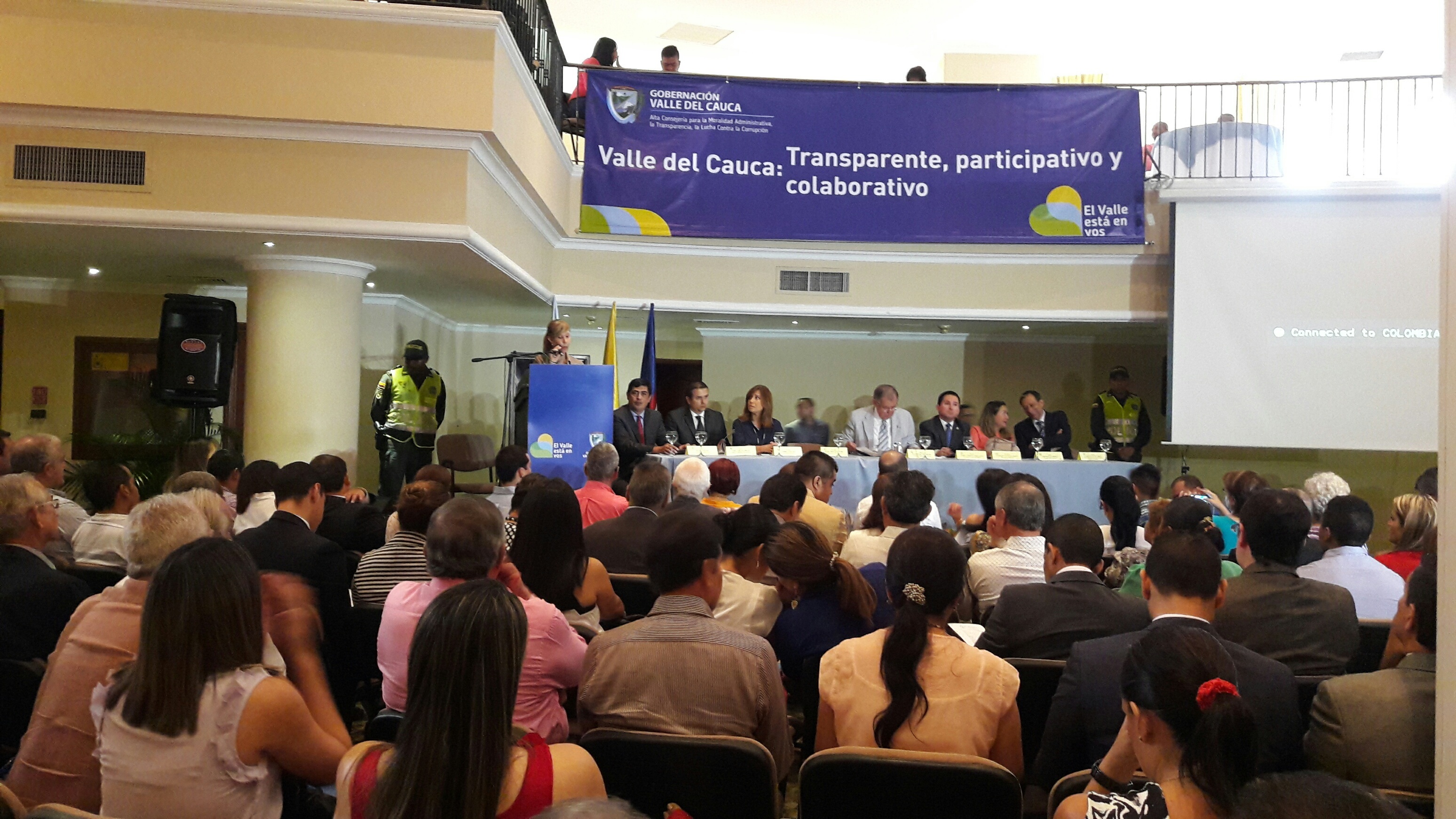 Contralor de Cali asistió a presentación de Plan Anticorrupción y de Atención al Ciudadano de la Gobernación del Valle del Cauca